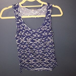 Charlotte Russe open back tank